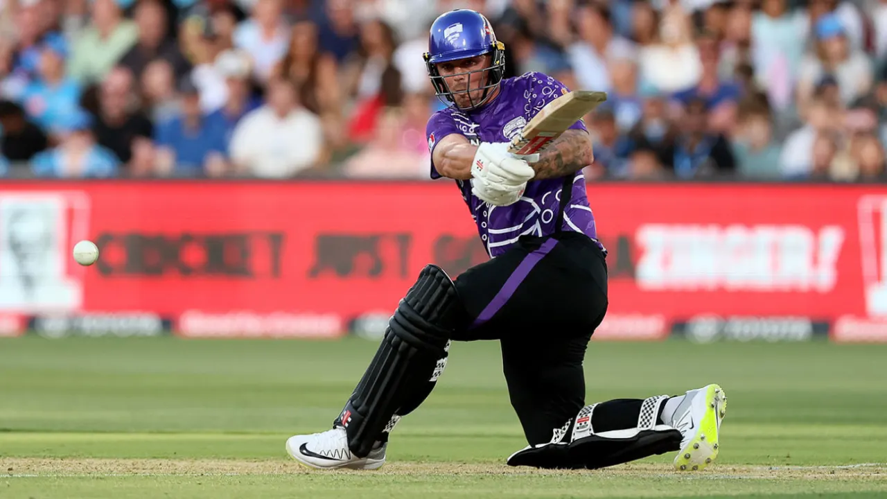 Ben McDermott helped Hobart Hurricanes build a strong total