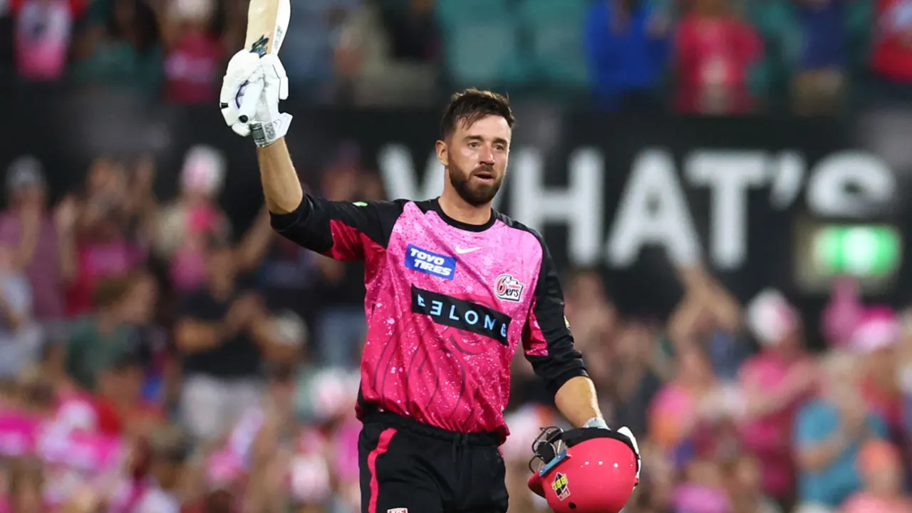 James Vince brought up his maiden BBL century