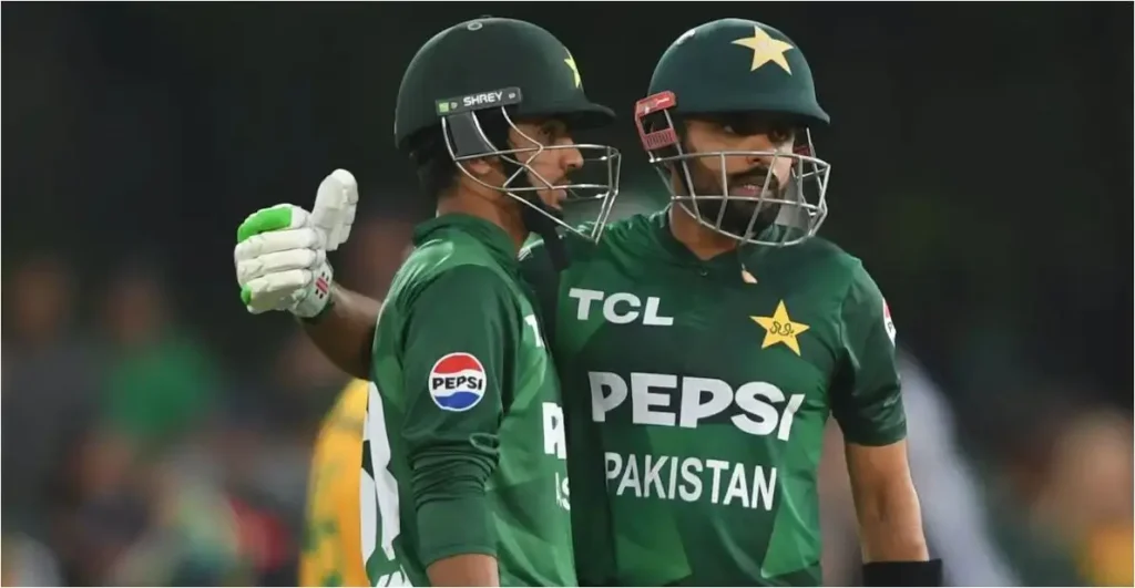 Saim Ayoub and Babar Azam